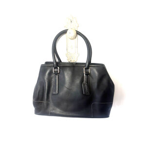 Coach Vintage Coach Hamptons Satchel doctor bag glove-tanned leather 7755 black